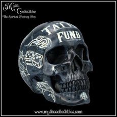 TF-SP001 Spaarpot Tattoo Fund (Black) Money Box - Tattoo Fund Skulls Collectie - Nemesis Now (Schedels - Skulls)