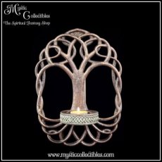 TL-WA003 Wanddecoratie Tree of Life Candle Holder 26cm - Nemesis Now