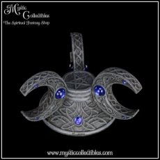 TM-BH001 Bolhouder Triple Moon Crystal Ball Holder 13cm - Nemesis Now