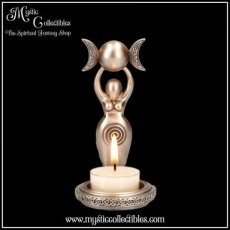 TM-KH001 Kaarshouder Spiral Goddess Tea Light Holder 12cm - Nemesis Now (Triple Moon)