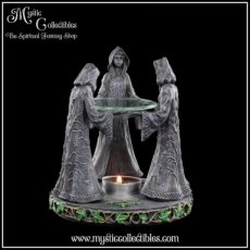 TM-OB001 Wax - Oliebrander Magik Circle 16cm - Nemesis Now (Maiden - Mother - Crone)