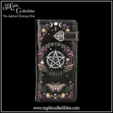 WI-AC002 Portefeuille - Portemonnee Book of Spells Embossed Purse 18.5cm - Nemesis Now