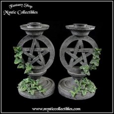 Kaarshouders Aged Pentagram (Set van 2)