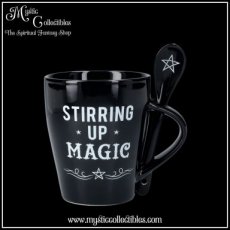 WI-MK010 Mok en Lepel Set Stirring Up Magic Mug and Spoon Set - Something Different