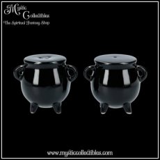 WI-TW002 Peper en Zout Cauldron Cruet Set - Something Different