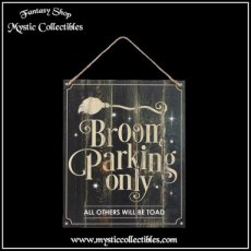 Wanddecoratie Broom Parking Only (Heks - Heksen)