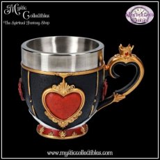 WL-GB004 Mok Queen of Hearts Goblet - Pinkys Up - Wonderland Collectie