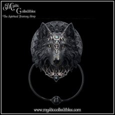 WM-DK001 Deurklopper Wolf Moon Door Knocker 20.5cm - Wolf Moon Collectie - Nemesis Now (Wolven)