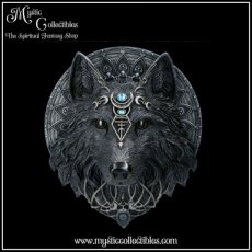 WM-WA001 Wanddecoratie Wolf Moon 30cm - Wolf Moon Collectie - Nemesis Now (Wolven)