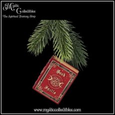 WW-HD008 Hangdecoratie Book of Spells Hanging Ornament 7cm - Witching Wares Collectie - Nemesis Now