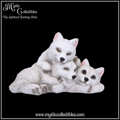 Beeldje Sleepy Pups 14cm - Nemesis Now (Wolf - Wolven)