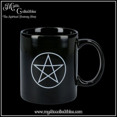 Mok Pentagram Black Mug - Something Different