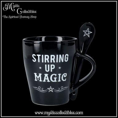 Mok en Lepel Set Stirring Up Magic Mug and Spoon Set - Something Different