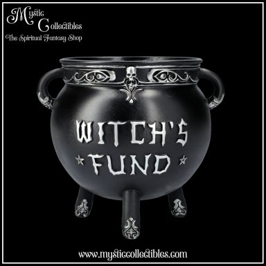 Spaarpot Cauldron Money Box Witch's Fund 16.5cm - Nemesis Now (Heks - Witches - Heksen)