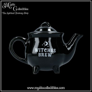 Theepot Witches Brew Black Ceramic Tea Pot - Something Different