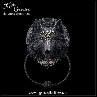 Deurklopper Wolf Moon Door Knocker 20.5cm - Wolf Moon Collectie - Nemesis Now (Wolven)