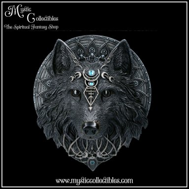 Wanddecoratie Wolf Moon 30cm - Wolf Moon Collectie - Nemesis Now (Wolven)