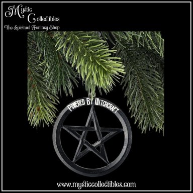 Hangdecoratie Powered By Witchcraft Pentagram Hanging Ornament 7cm - Witching Wares Collectie - Nemesis Now